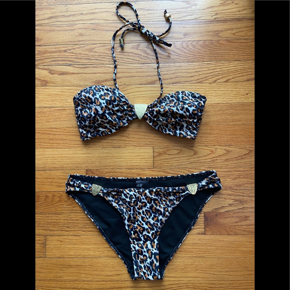 H&M Tiger Print Bikini